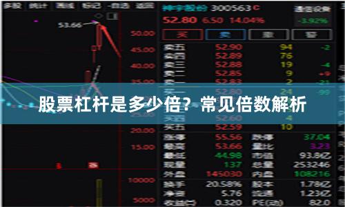 股票杠杆是多少倍？常见倍数解析